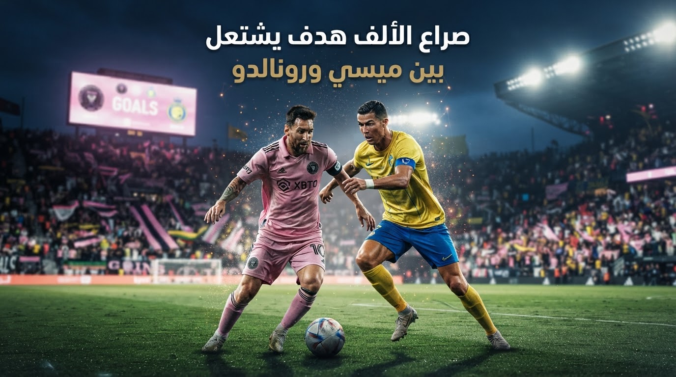 صراع الألف هدف يشتعل بين ميسي ورونالدو