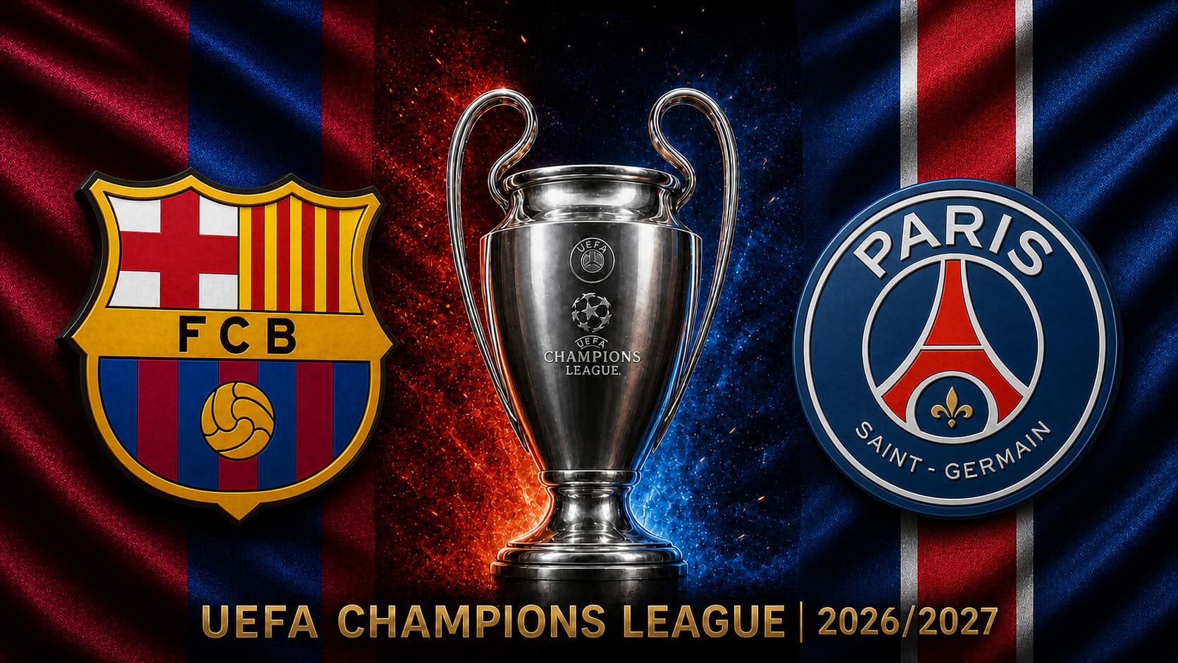 تقديم مباراة باريس سان جيرمان وبرشلونة في دوري أبطال أوروبا 2026/2027